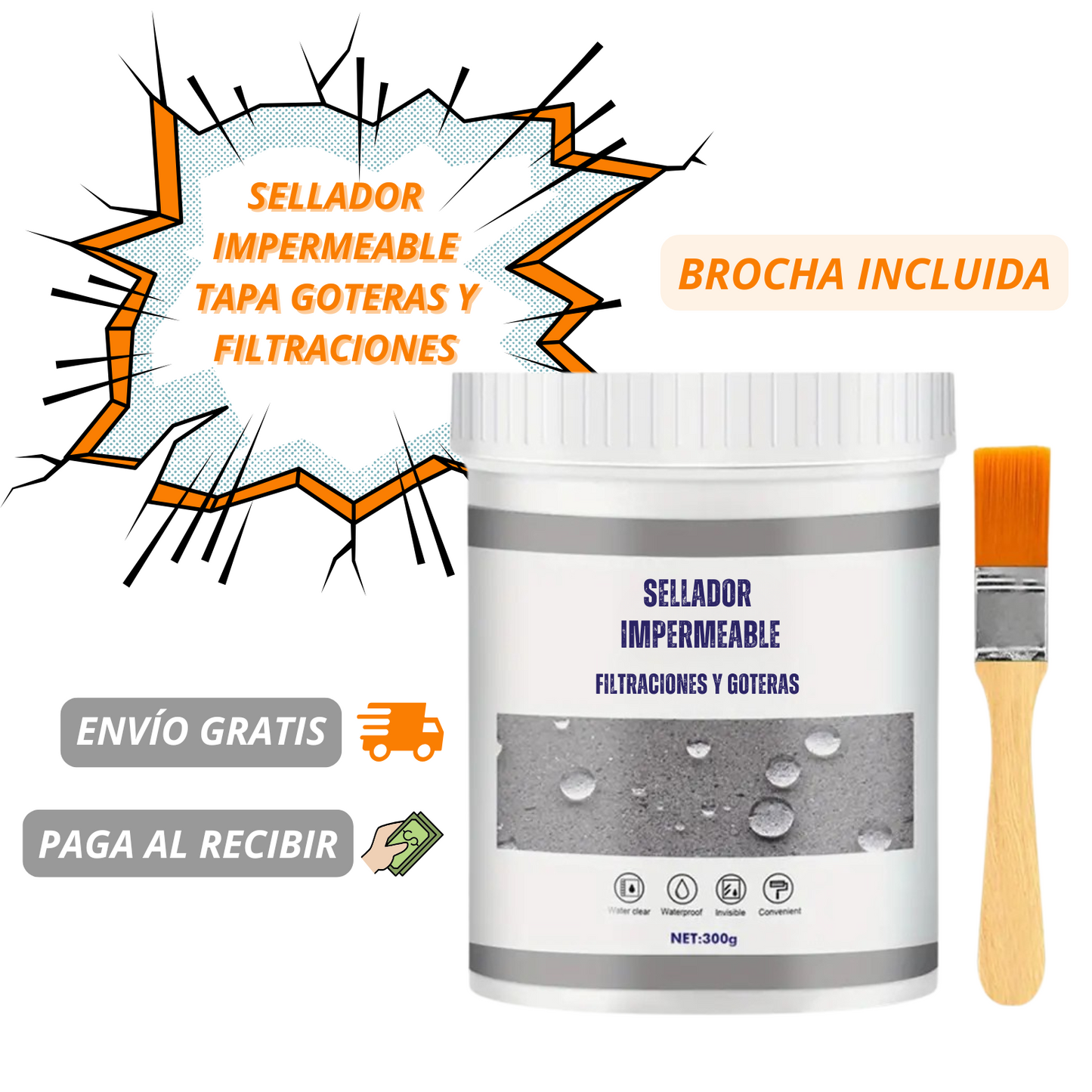 Cubre las filtraciones, goteras y cañerías de tu hogar